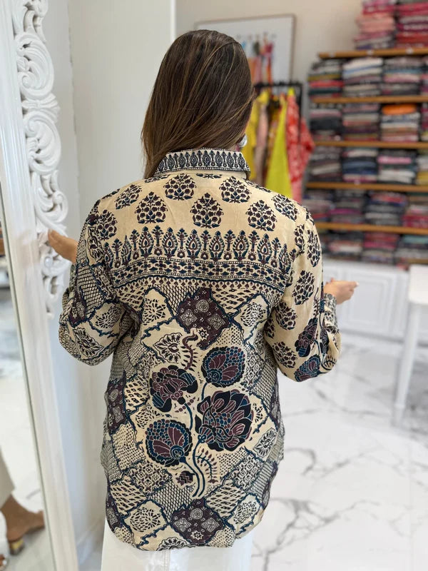 Soft Shirt with beautiful floral and ethnic prints - CHIKU