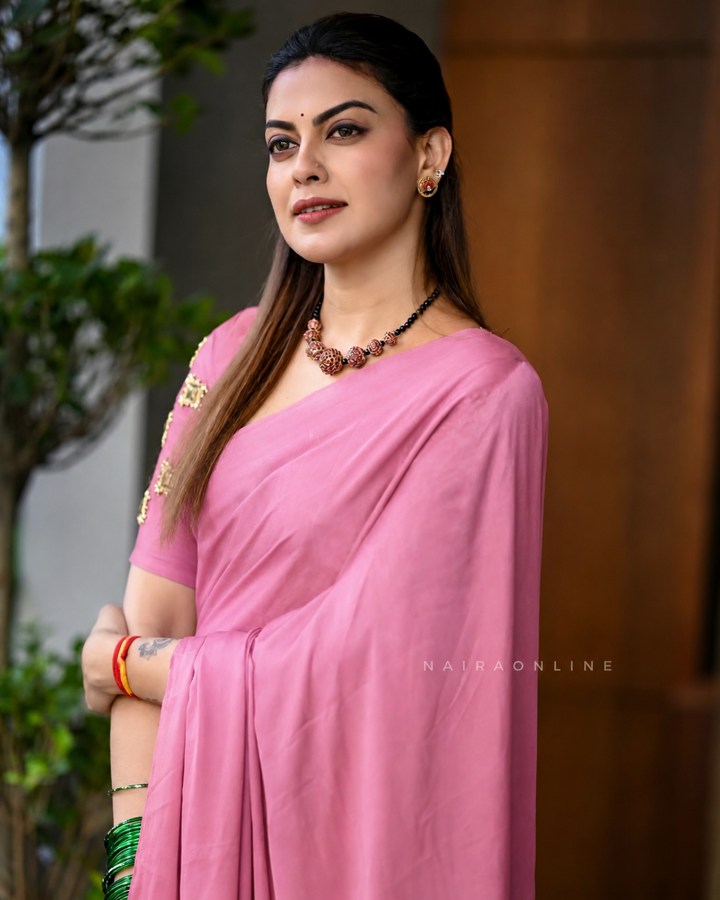 Royal Blush Pink Silk Lagdipata Saree