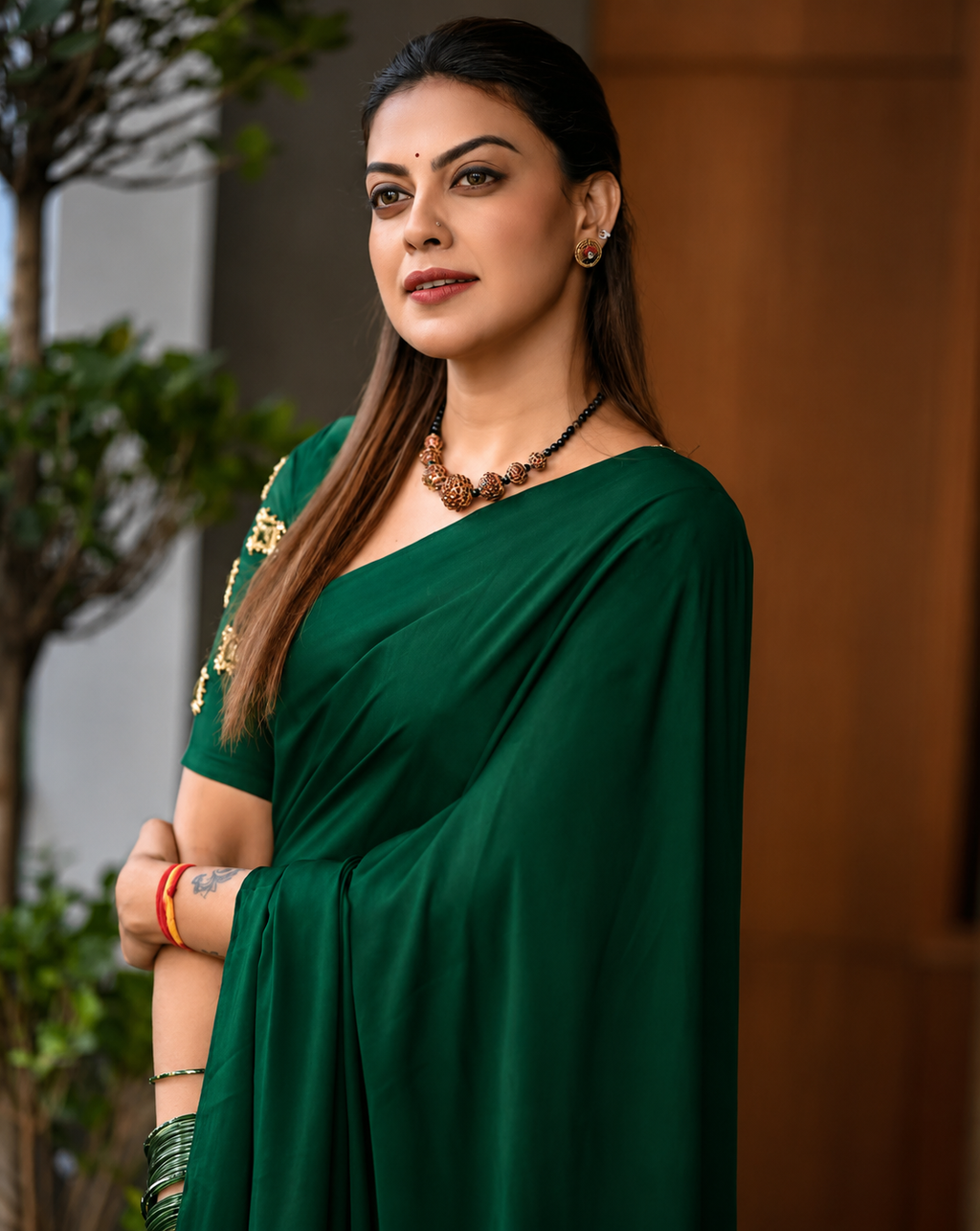 Royal Green Silk Lagdipata Saree