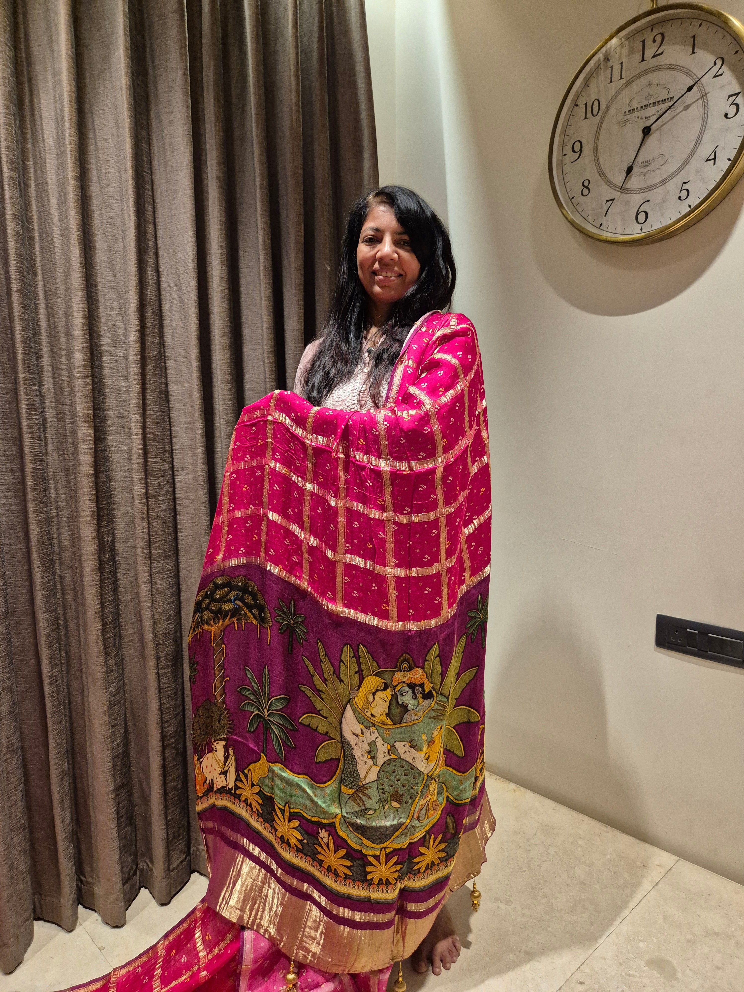 Gharchola Gaji Silk Sarees - RANI